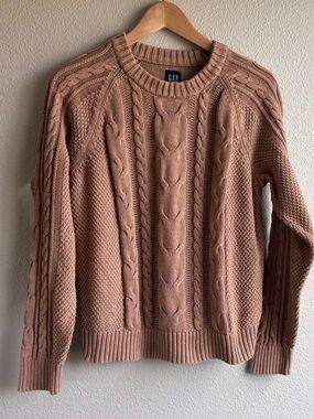 GAP Cable Knit Crewneck Sweater